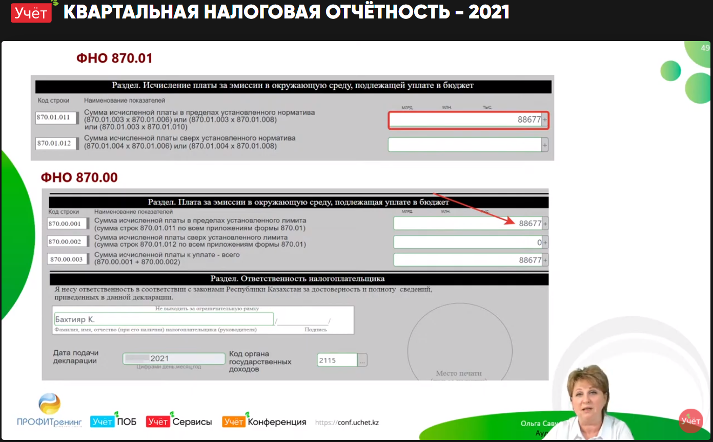 Онлайн-интенсив "Квартальная отчетность 2021" ФНО 870.00