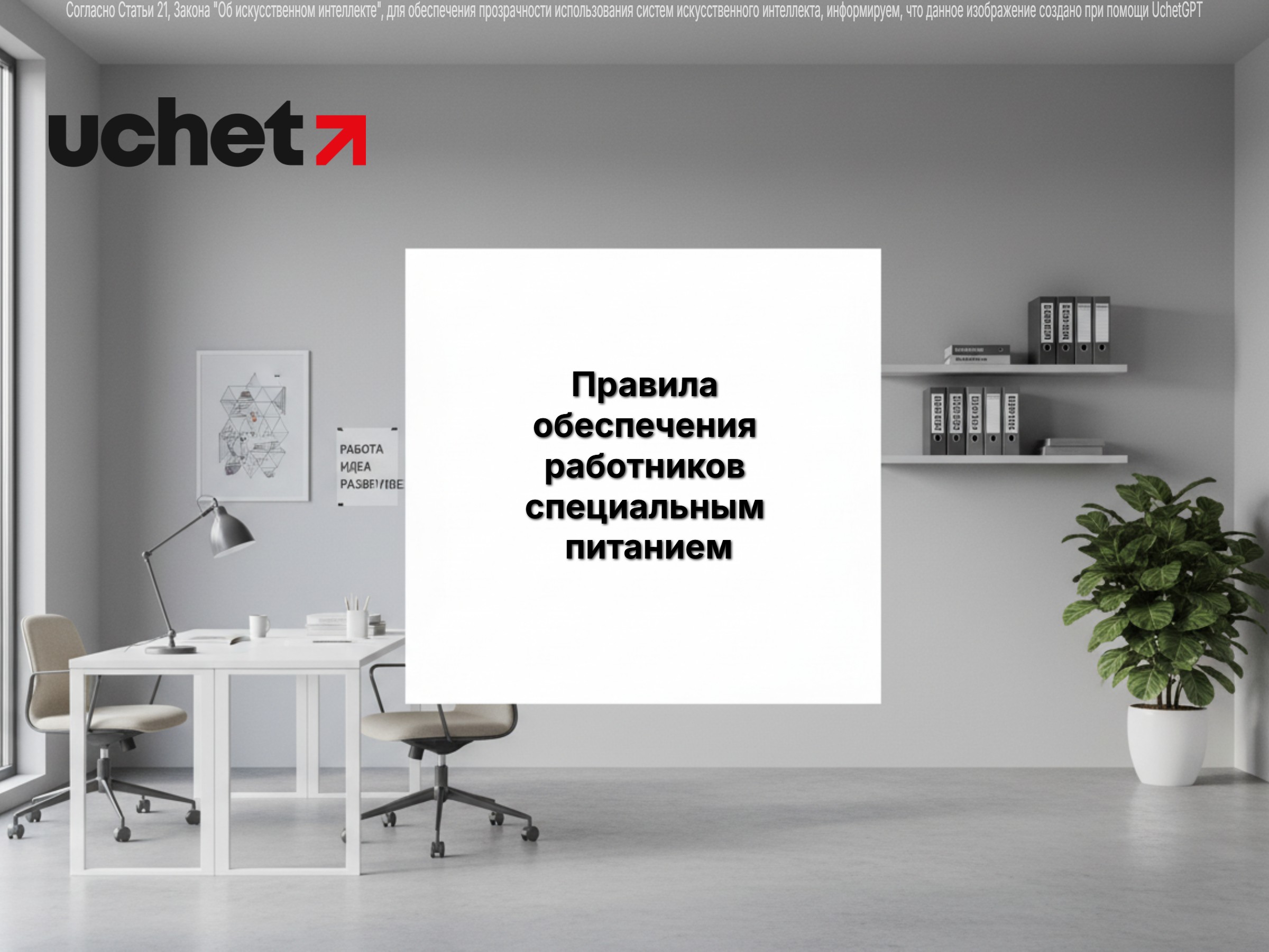 Правила обеспечения работников специальным питанием. Проект