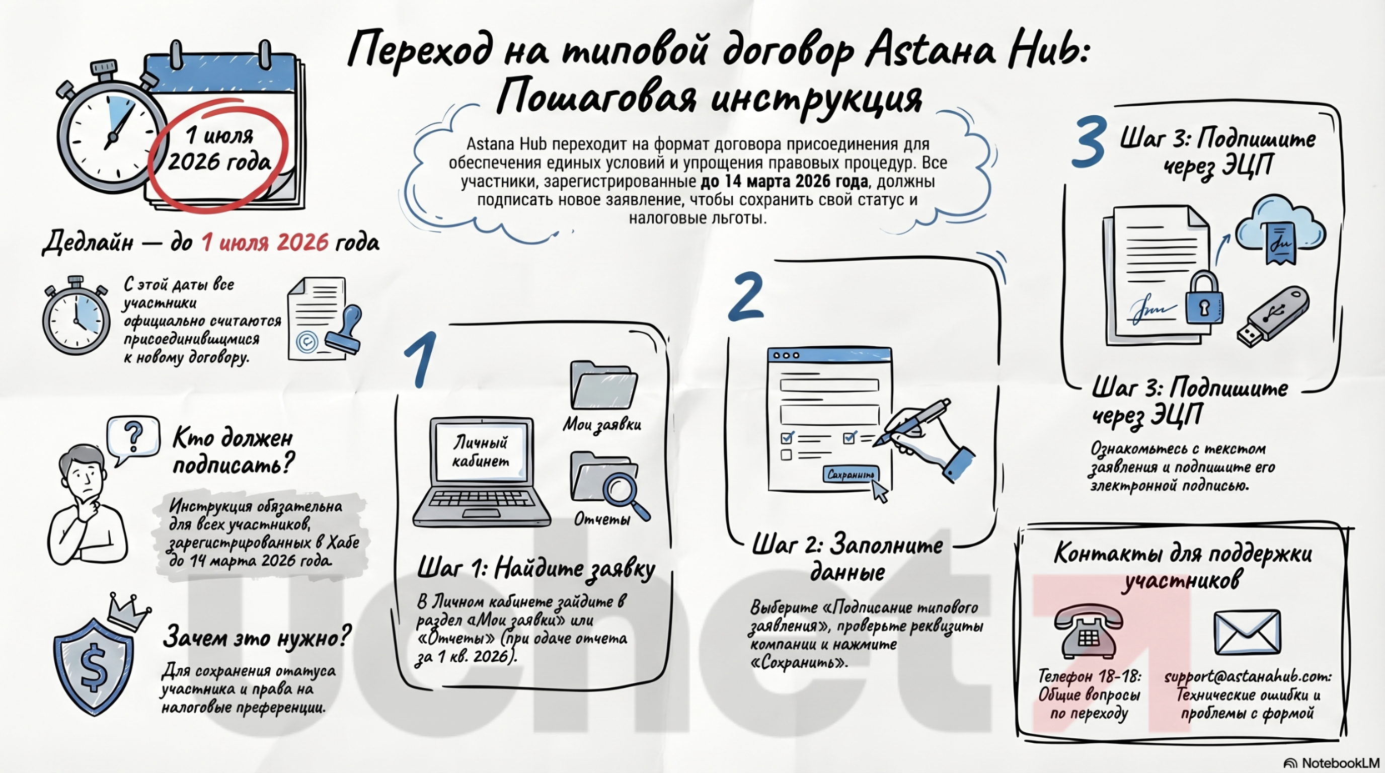 Важная новость для участников «Астана Хаб»