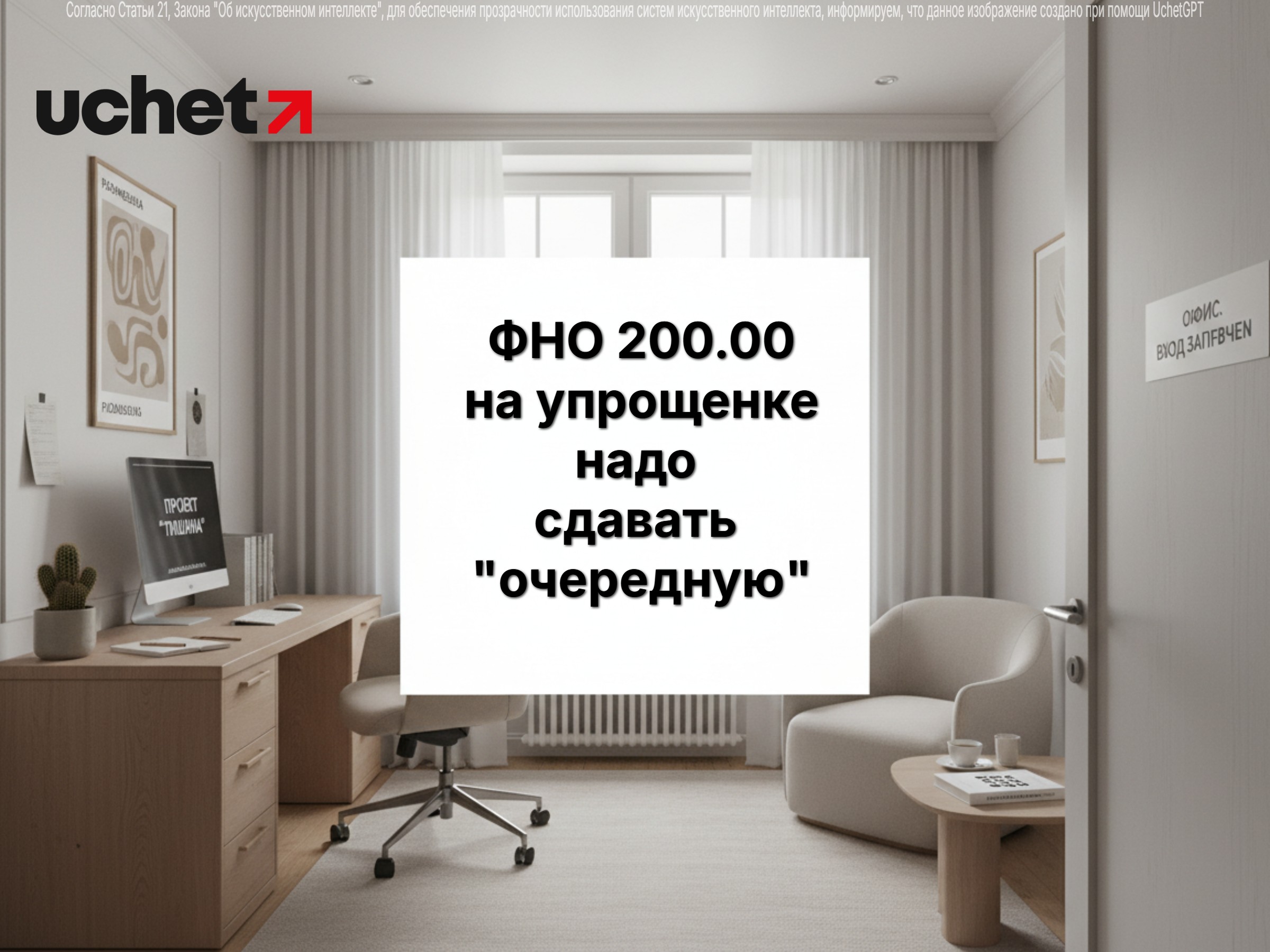 Почему первую ФНО 200 на упрощенке надо сдавать "очередную"