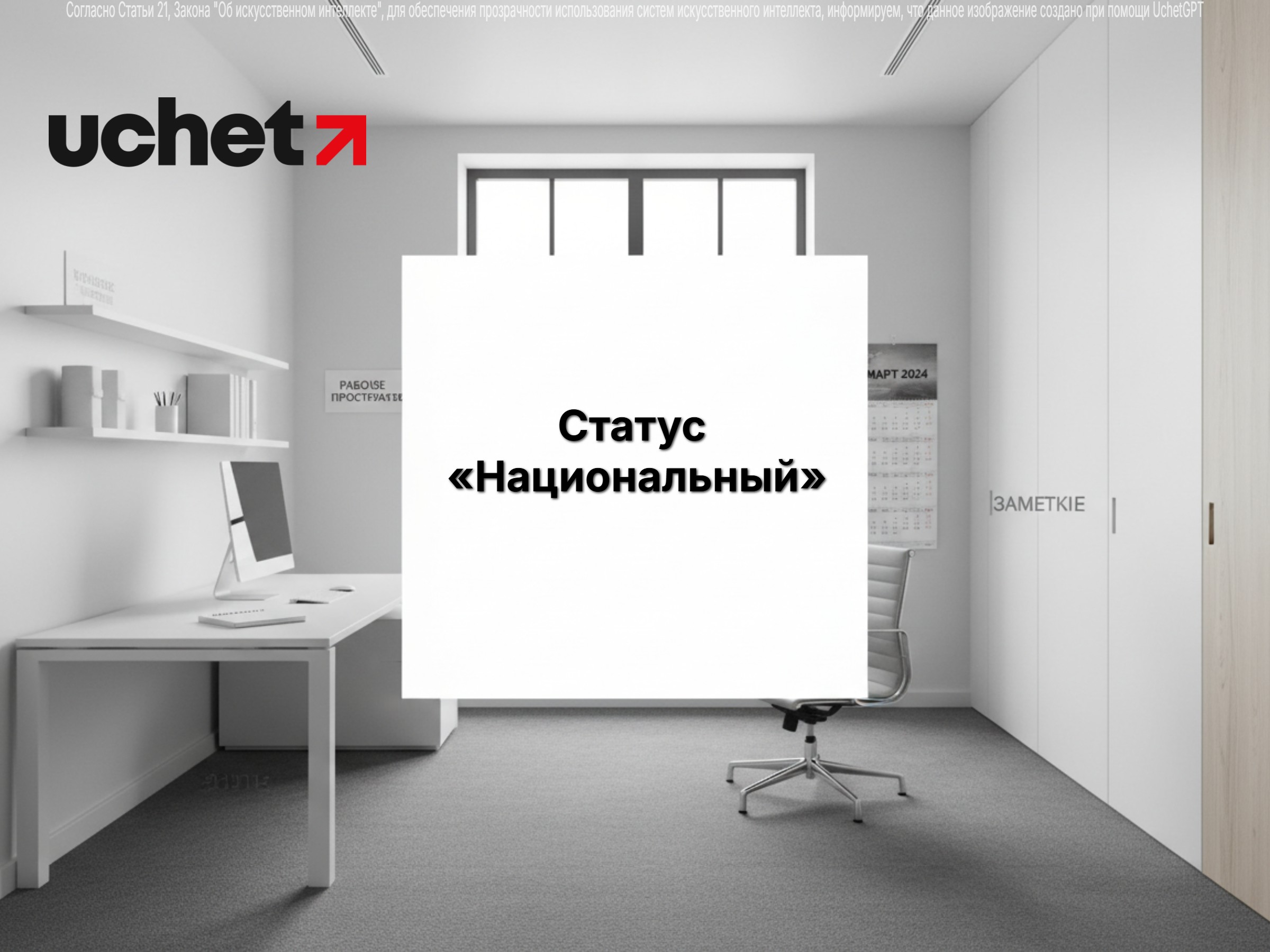 Порядок и условия присвоения статуса «Национальный». Указ Президента РК