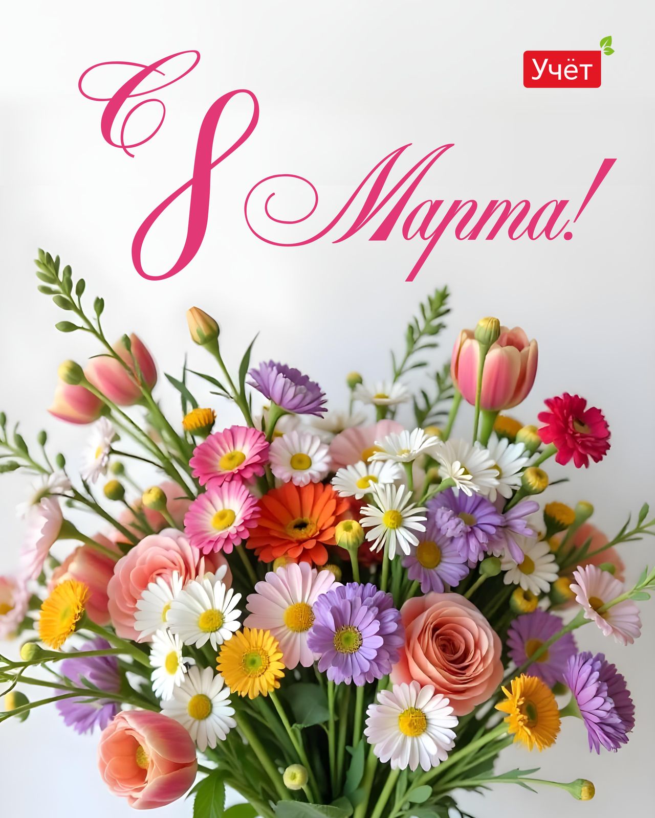 Поздравление с 8 Марта