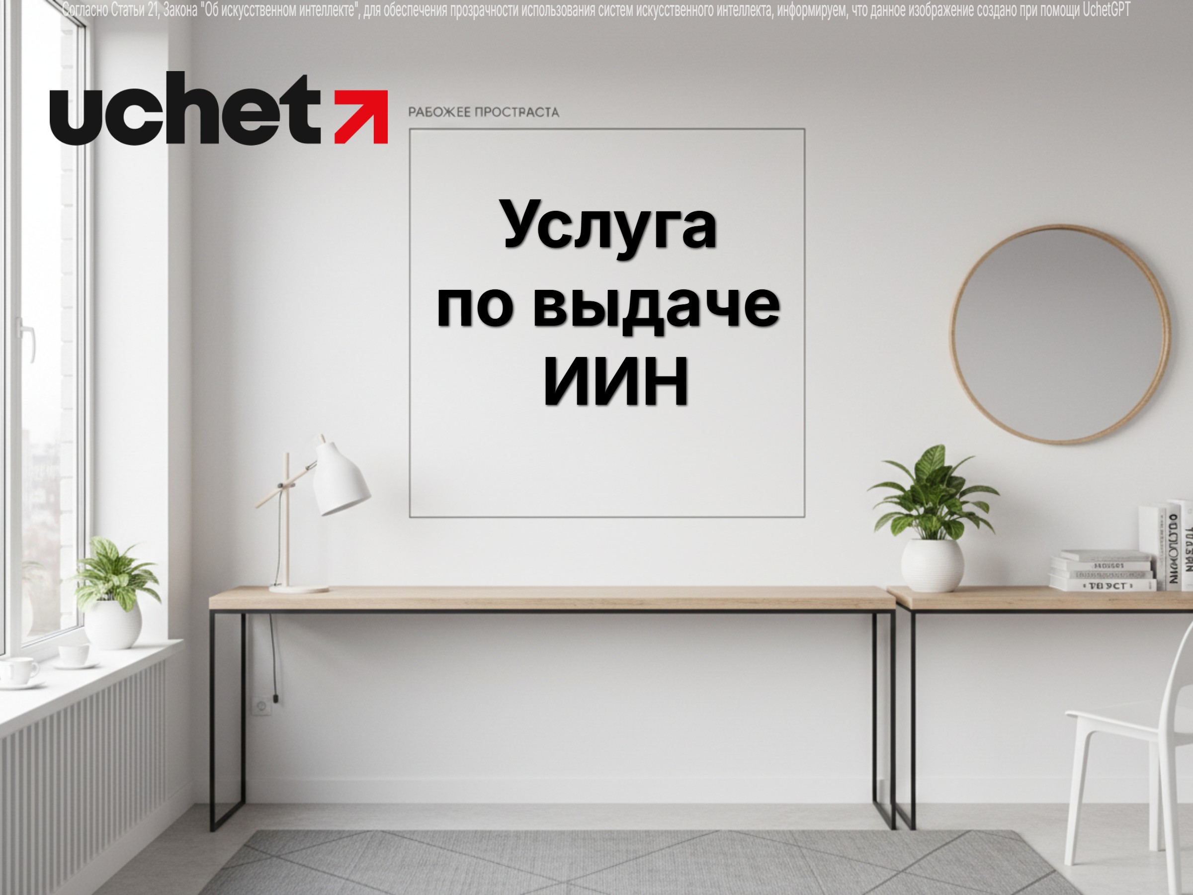 Услуга по выдаче ИИН будет недоступна 9  - 13 апреля 2026 года