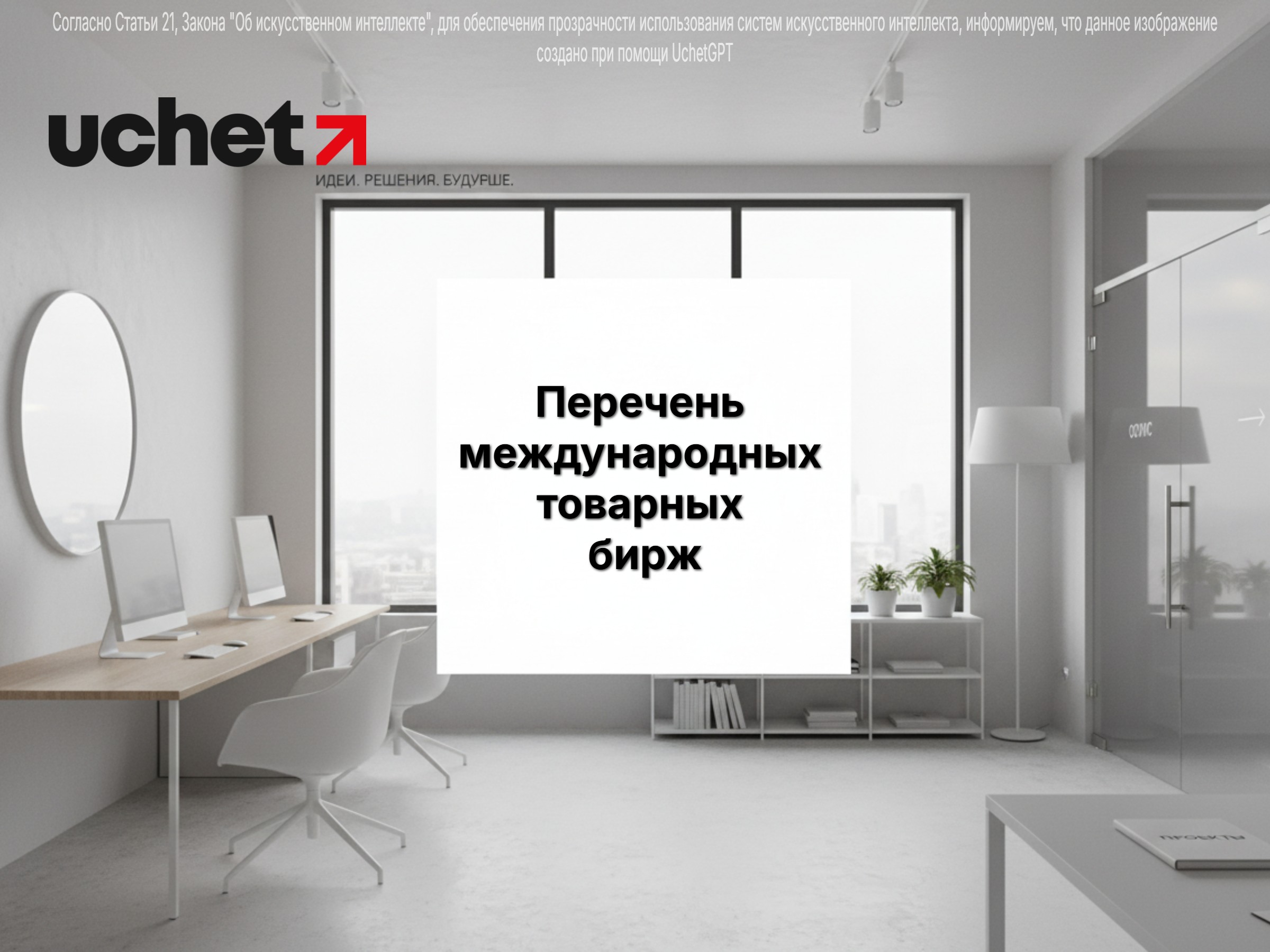 Перечень международных товарных бирж