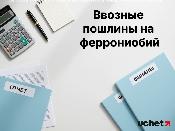 Ввозные пошлины на феррониобий обнулены до 2028 года
