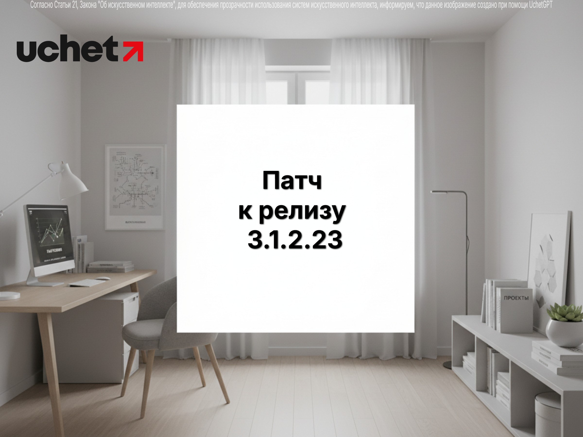 Патч к релизу 3.1.2.23 программного продукта 1С (Учёт.Бухгалтерия)