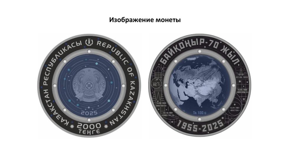 О коллекционной монете «БАЙҚОҢЫР - 70 ЖЫЛ»